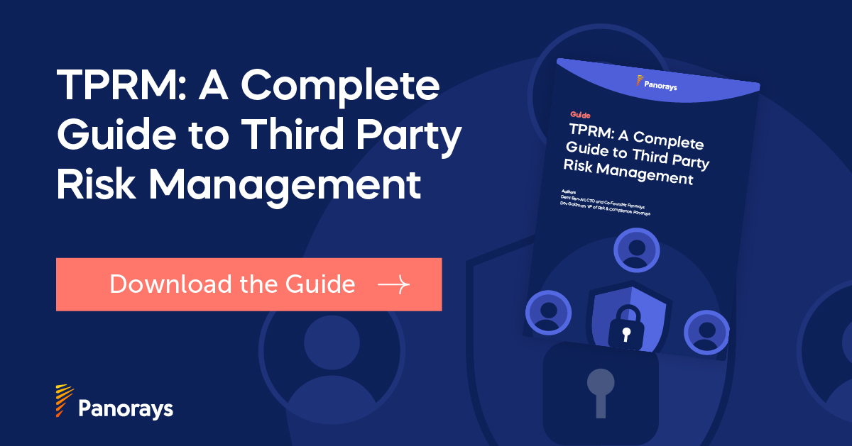 🔒 Don't leave your digital supply chain vulnerable. Download our new guide 'TPRM: A Complete Guide to Third-Party Risk Management,' and secure your third-party risk management framework🛡️

Download the guide: panorays.net/3vZoT8f

#Cybersecurity #TPRM #DigitalSafety 🚀