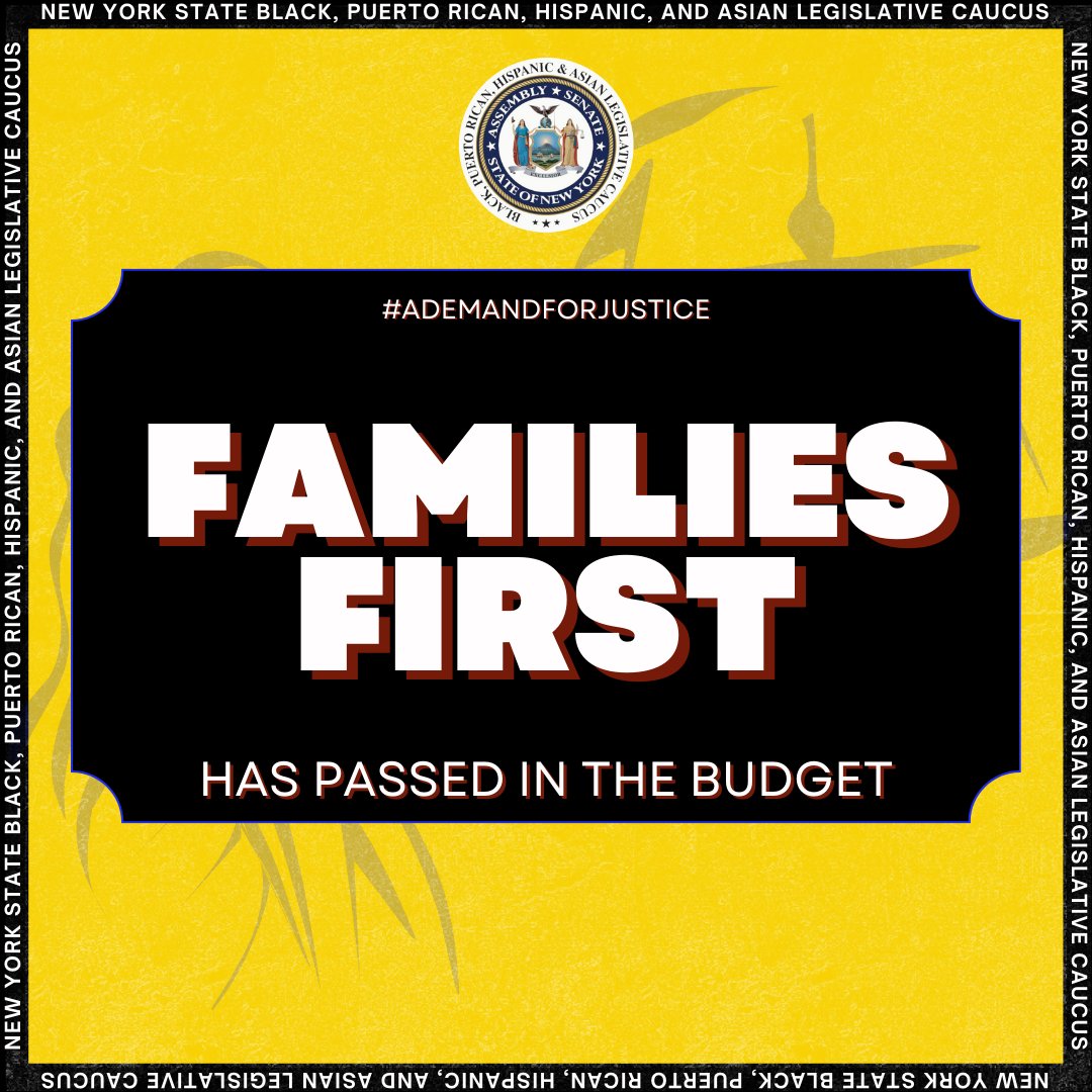 The State Budget is putting families first by extending paid leave for prenatal care, providing choices in labor and delivery by expanding doula access for New Yorkers & increasing access to care for postpartum depression.  #ADemandForJustice