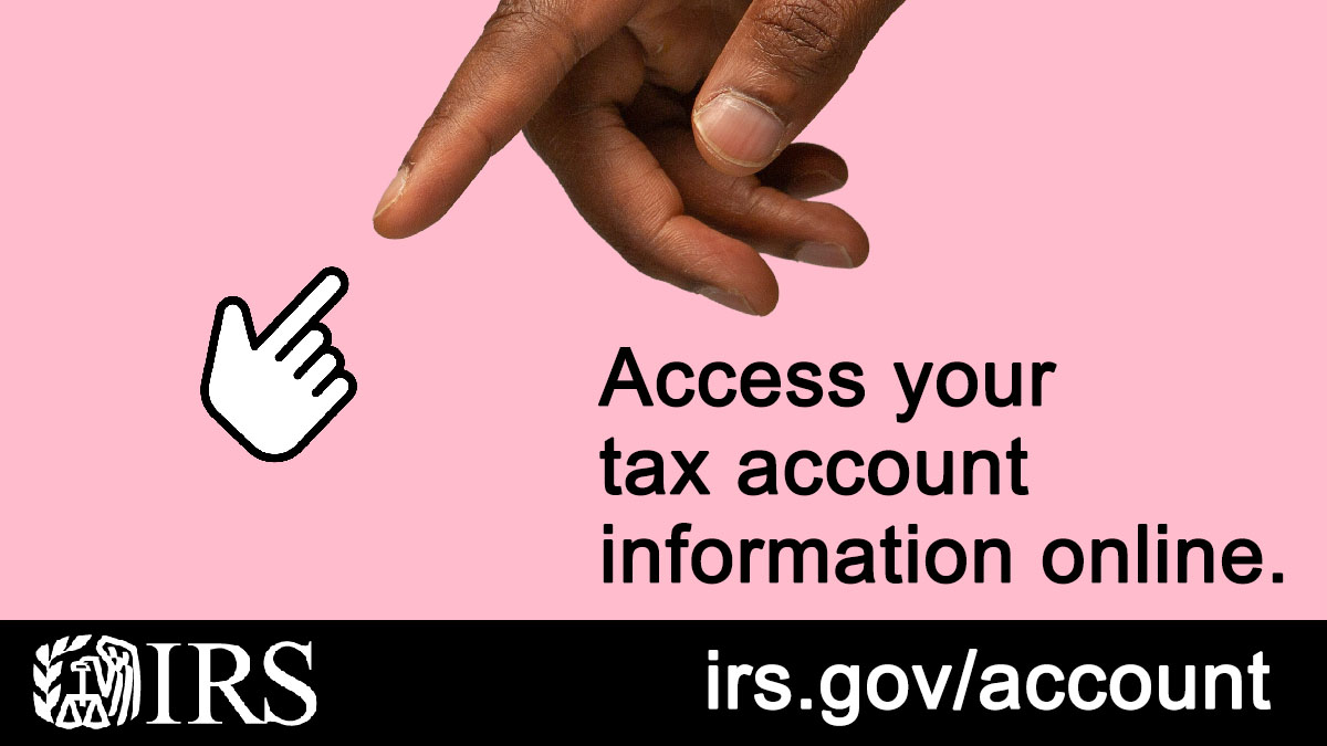Check your tax account online. You can access your #IRS records, view your payments or make new ones. Visit irs.gov/account