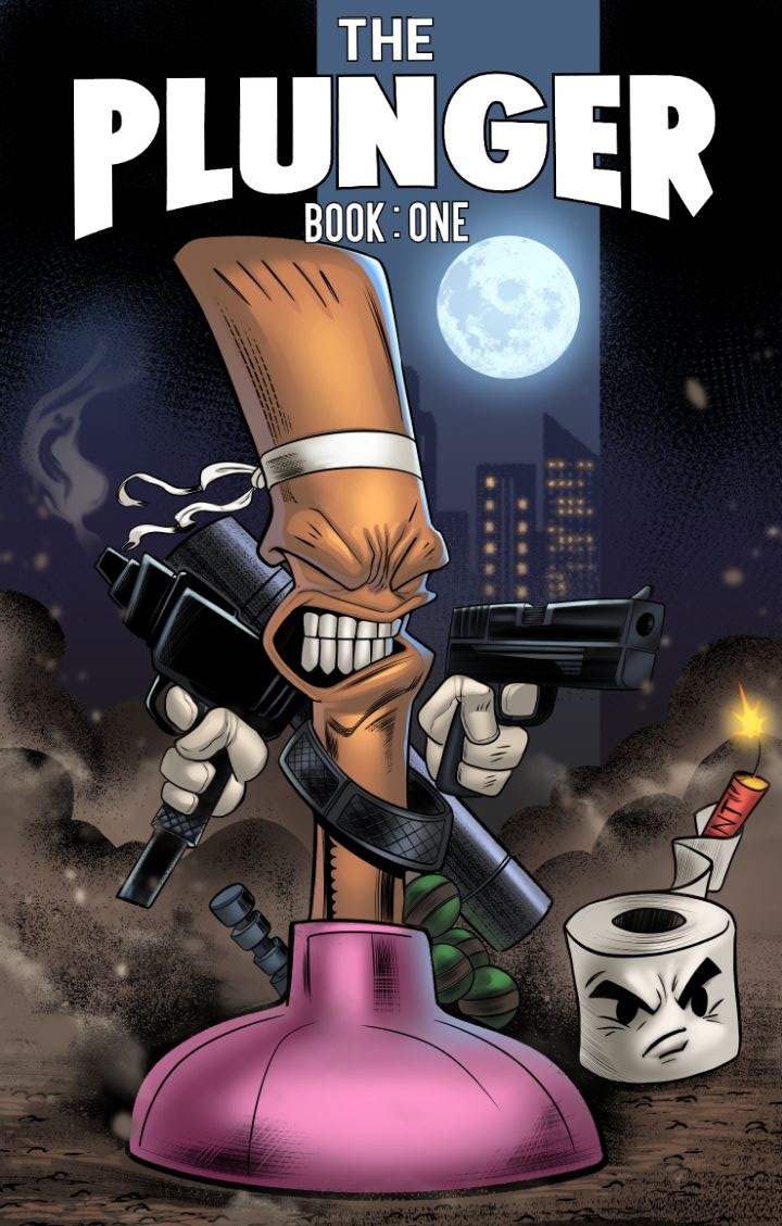 Coming soon THE PLUNGER art by @elonmudd mailchi.mp/5fcacdb4e725/6… <---sign up for our mailing list #indiecomics