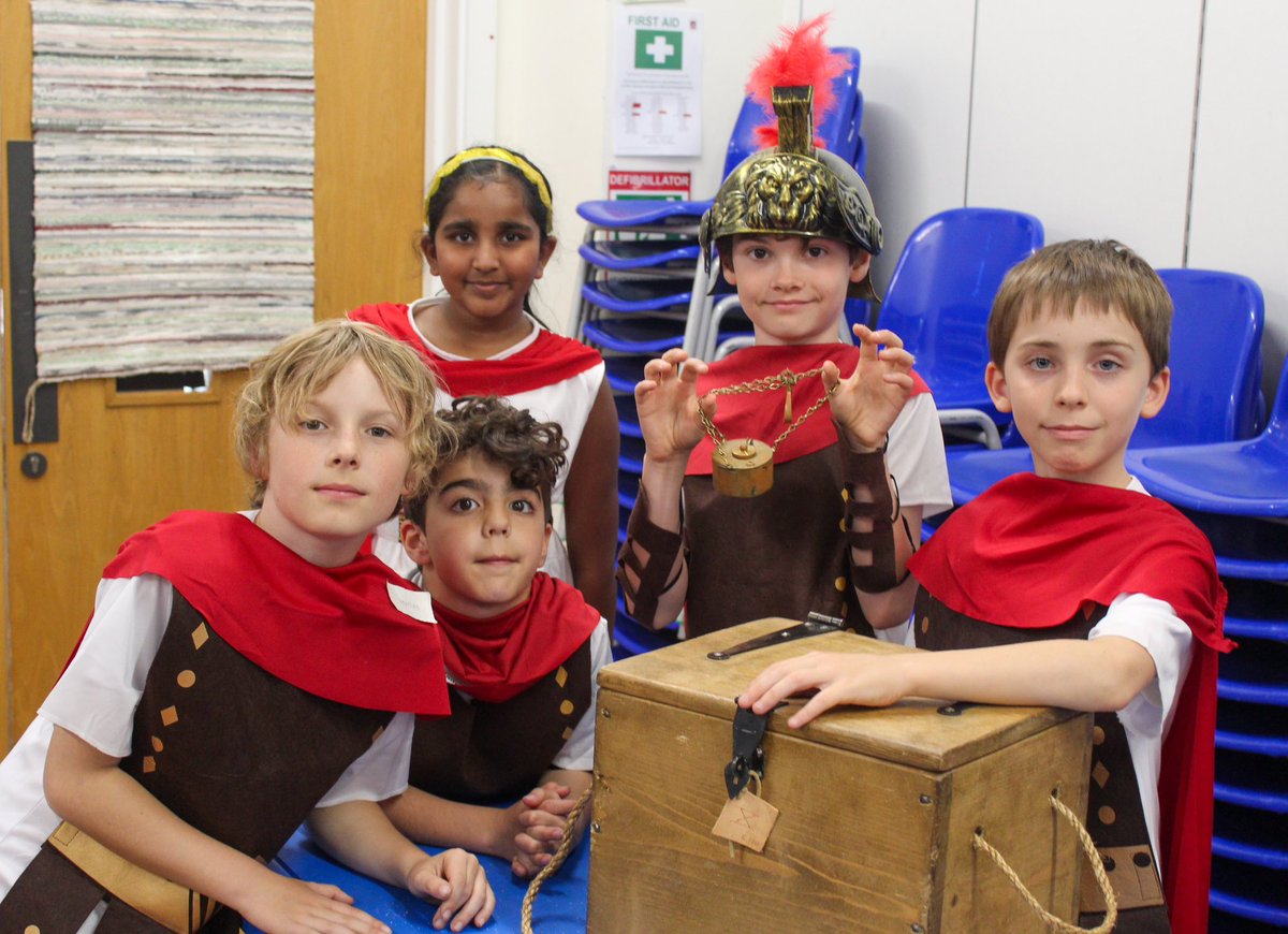 The sun was shining in Ancient Rome today as Year 4 channelled their inner warriors for Roman Day! ☀️🏺🏛️🛡️ #romans #romanera #ancientrome #romanday #rome #roman #year4 #prepschool #independentschool #sevenoaks #kent #kemsing #shoreham #seal #medway #tonbridge #tunbridgewells