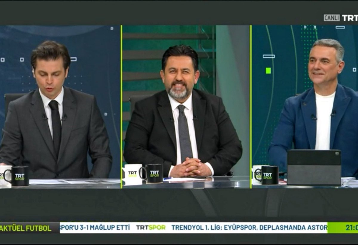 TRT SPOR Kanalı “AKTÜEL FUTBOL” programında @erbature ve @fatihdogan_38 ile yayınımız başladı…