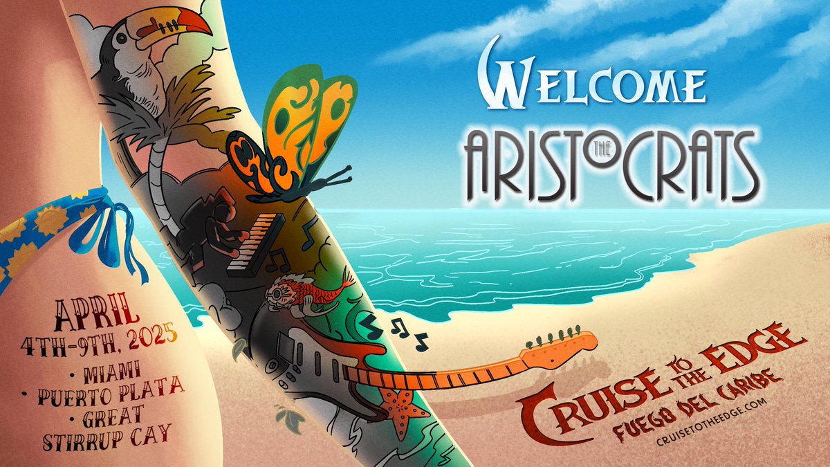 💥 Please welcome for the first time to Cruise To The Edge… THE ARISTOCRATS!

Cruisetotheedge.com
#ctte2025 #miami #thearistocrats #cruiselife #musicfestival #cruisetotheedge