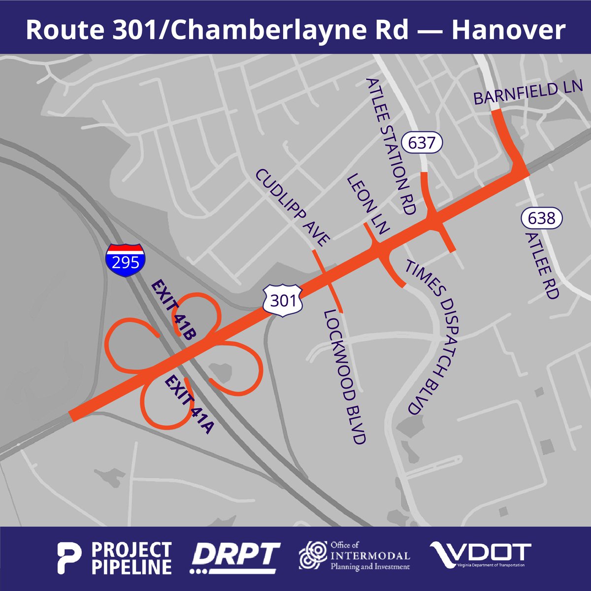 Hey, @HanoverVa! VDOT is seeking feedback on a transportation study assessing potential improvements along Route 301 (Chamberlayne Road).
Take the survey through May 13: publicinput.com/ri-23-11altern…
For more information go to: vaprojectpipeline.virginia.gov/studies/richmo….