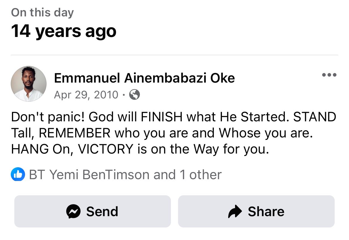 As I reflect on this post from 14 years ago, I am deeply moved and humbled by the path I've walked. The faith and resolve captured here have been cornerstones of my journey. God's faithfulness has been evident, confirming that in Him, victory is not just a hope but a promise