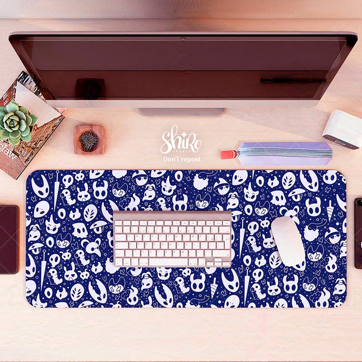 Mousepad restock! ✨

I have taken a liking to design and #drawing #patterns ! For now there is 3 designs available but I'm working in one more with dragons 👀

✦ Hollowknight 🐞
✦ Sakura rabbits 🐇
✦ Capybaras 🍊!! 

Check below ⬇️👁️