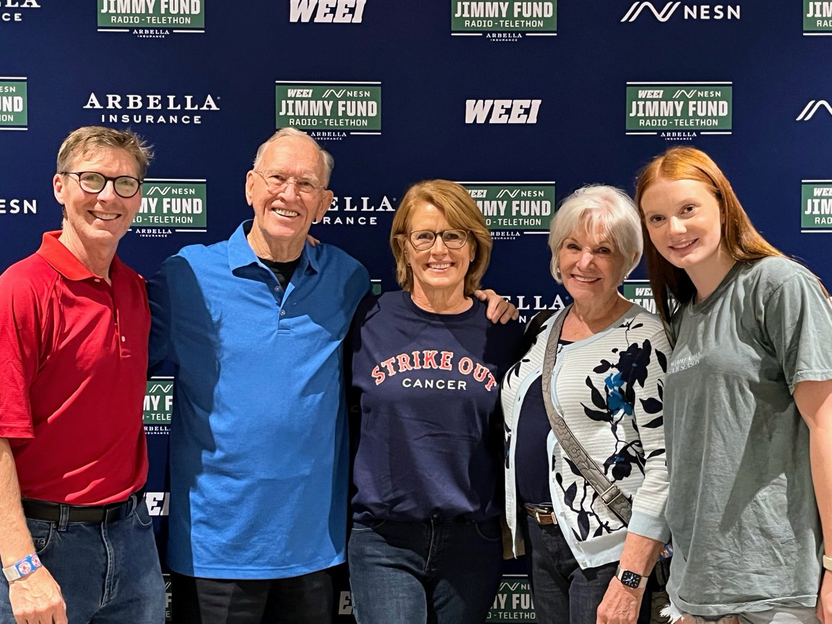 “I had just finished 2.5 years of infusions and surgeries for breast and uterine cancer when I attended my first Jimmy Fund Radio-Telethon in 2023. It was a chance for my family to celebrate the regaining of my health.” “My family and I are incredibly excited to return to