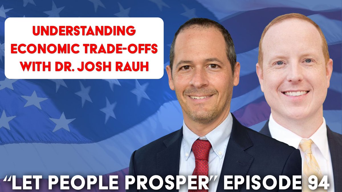 Understanding Economic Trade-Offs with @joshrauh | Let People Prosper Ep. 94 Topics: - Which pandemic-related government programs worked? - What's up with excessive federal spending? - Is the Laffer curve relevant? Please like, subscribe, & share: vanceginn.substack.com/p/246-tradeoff…