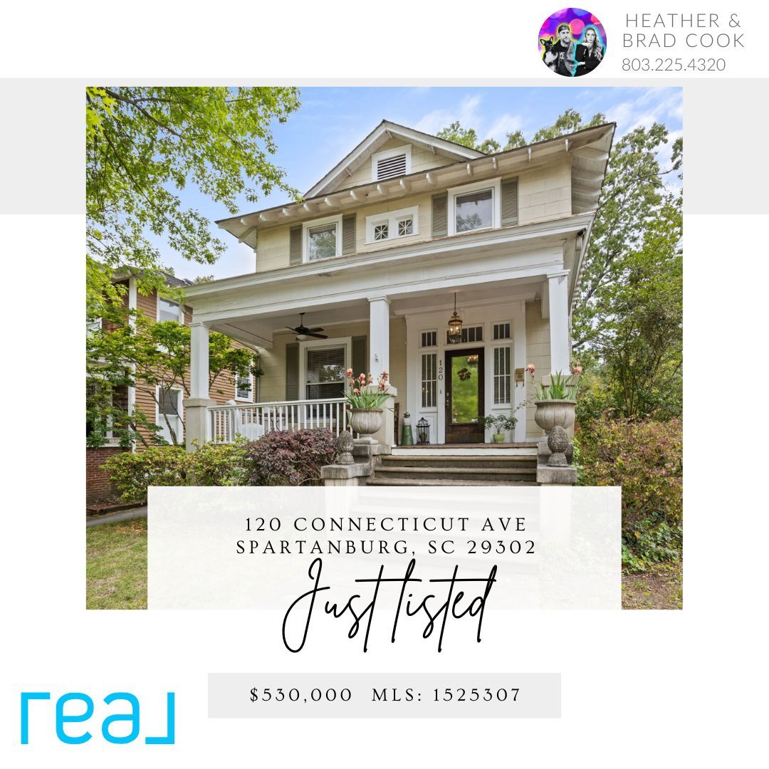 🌟 Just Listed!

🏡 Heather and Brad Cook
📞 803.225.4320
🔗 buff.ly/4aWJrgC 

#NewListing #ConverseHeights #SpartanburgRealEstate #HomeForSale #HistoricHomes #RealEstate