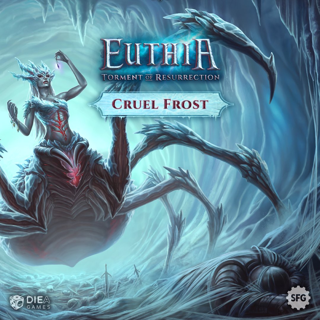 New gameplay details! 😍 Check out the Cruel Frost designer diary to discover what this icy new expansion adds to the Euthia base game: steamforged.co/euthia-cruel-f… ❄️