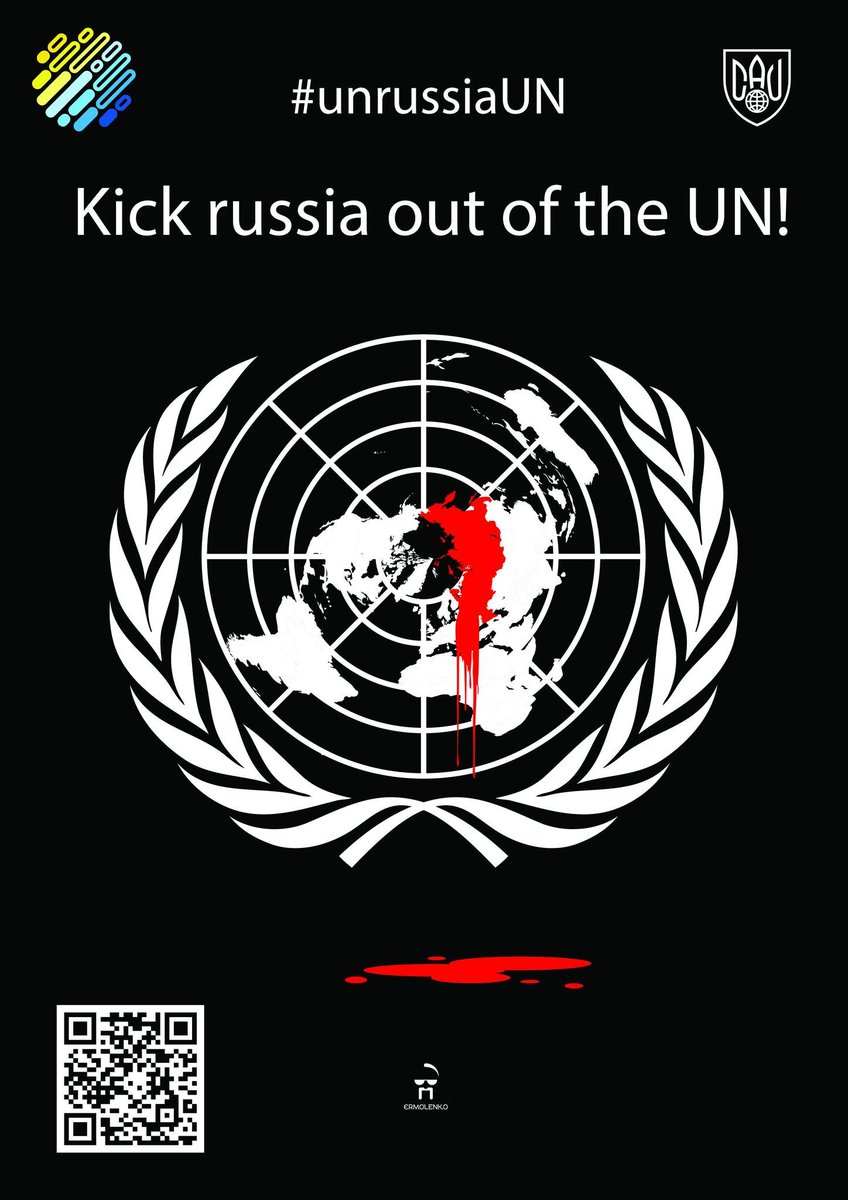 #unrussiaUN Kick russia out of the #UN !