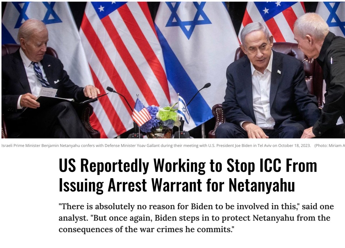 Should Biden act to prevent Netanyahu from potentially being arrested?