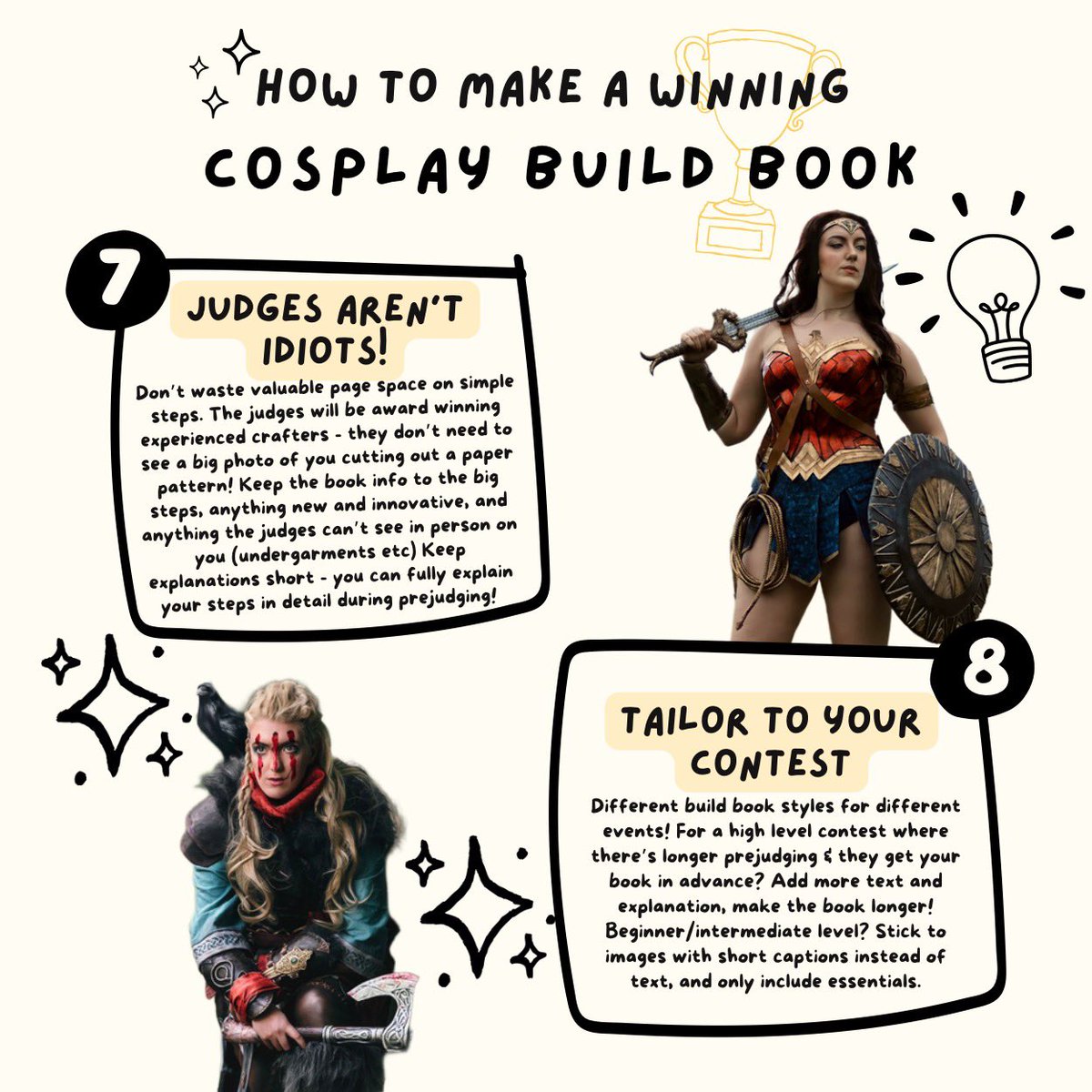 Have you ever struggled with making a Build Book for your Cosplay Contest? I’ve put together a little guide to help you have a great, clear and successful build book to guide you to competition glory! #cosplaycontest #cosplay