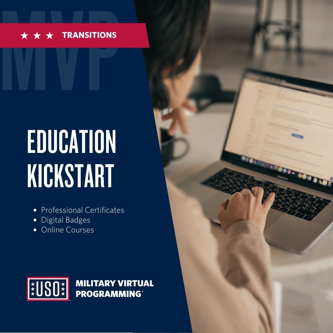 Looking for answers as you explore education opportunities? Join the USO on May 6 at 11am ET for an orientation session covering free programs and learning pathways. 
Register at bit.ly/MayEdKickstart #usotransitions