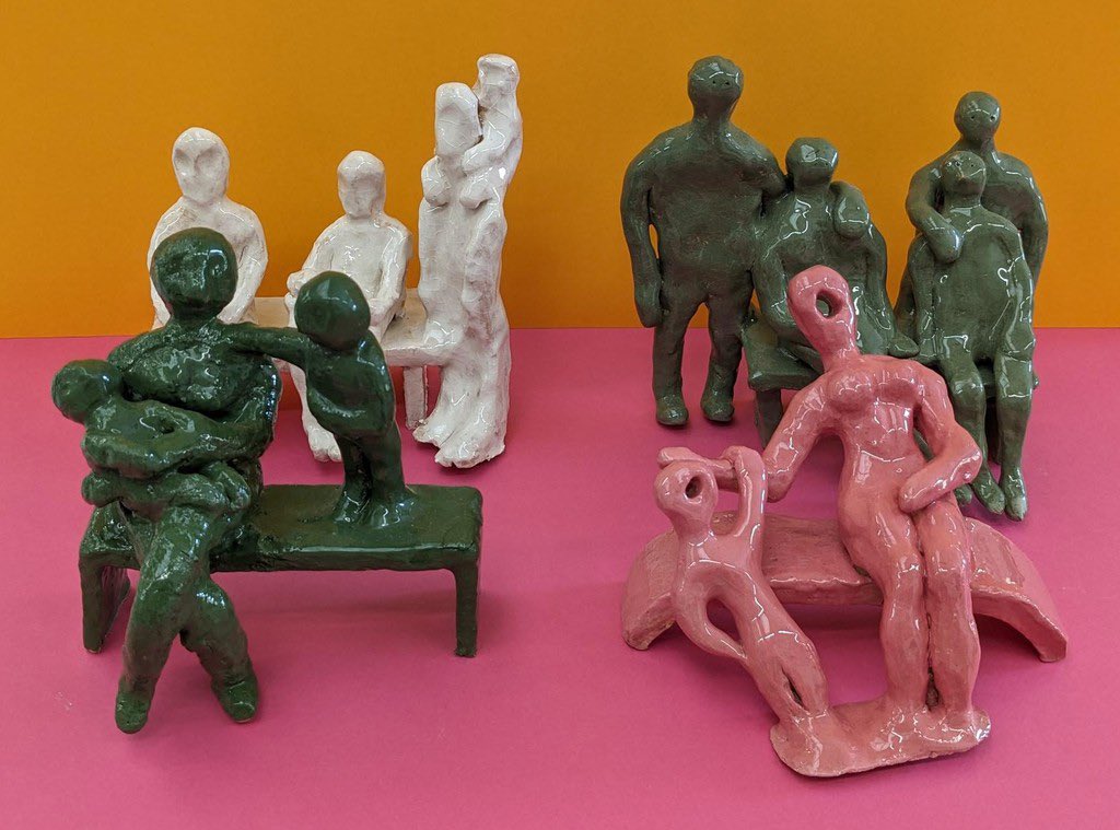 SCHSgdst's tweet image. Following a trip to @Tate earlier this year, students from SCHS Art Extended Learning Group created these beautiful ceramic sculptures, inspired by the Henry Moore sculptures they observed during their visit.⁠
⁠
#arteducation #extendedlearning #tatebritain #art #edutwitter