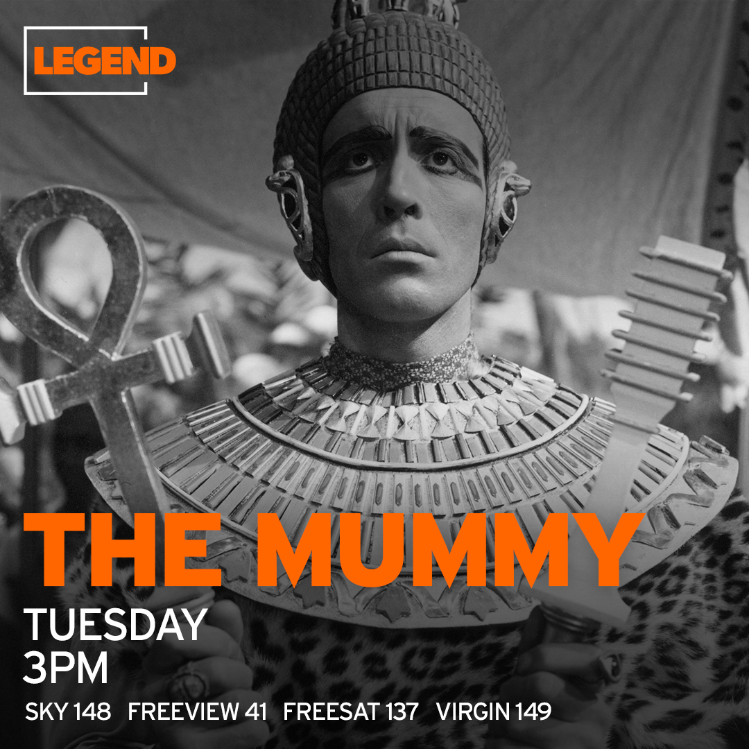 Peter Cushing and Christopher Lee battle once more in another @hammerfilms classic at 3pm on Legend, The Mummy.
@FreeviewTV 41, @freesat_tv 137, @skytv 148, @virginmedia 149.