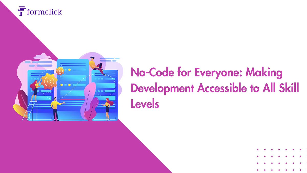 Delve into the concept of no-code development, explore its benefits, and showcase real-world examples.
#formclick #formbuilder #NoCode #nocodeformbuilder #blog 
Read the entire blog at blog.formclick.io/post/no-code-f…