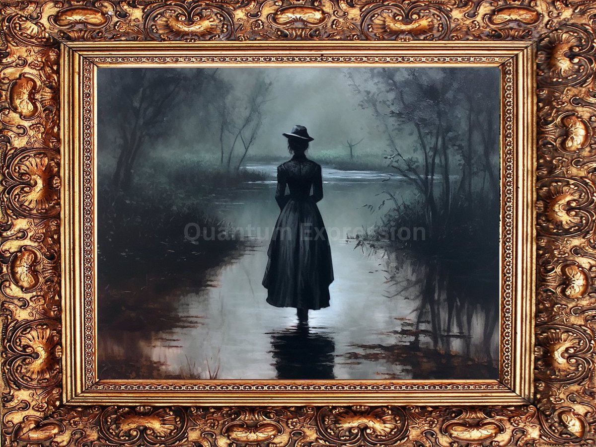 If you are a fan of gothic art or dark academia this piece may be perfect for you. Please like and retweet joshualeeartprints.etsy.com/listing/148405… #artforsale #darkacademia #moodylandscape #affordableart #gothicdecor #homedecor