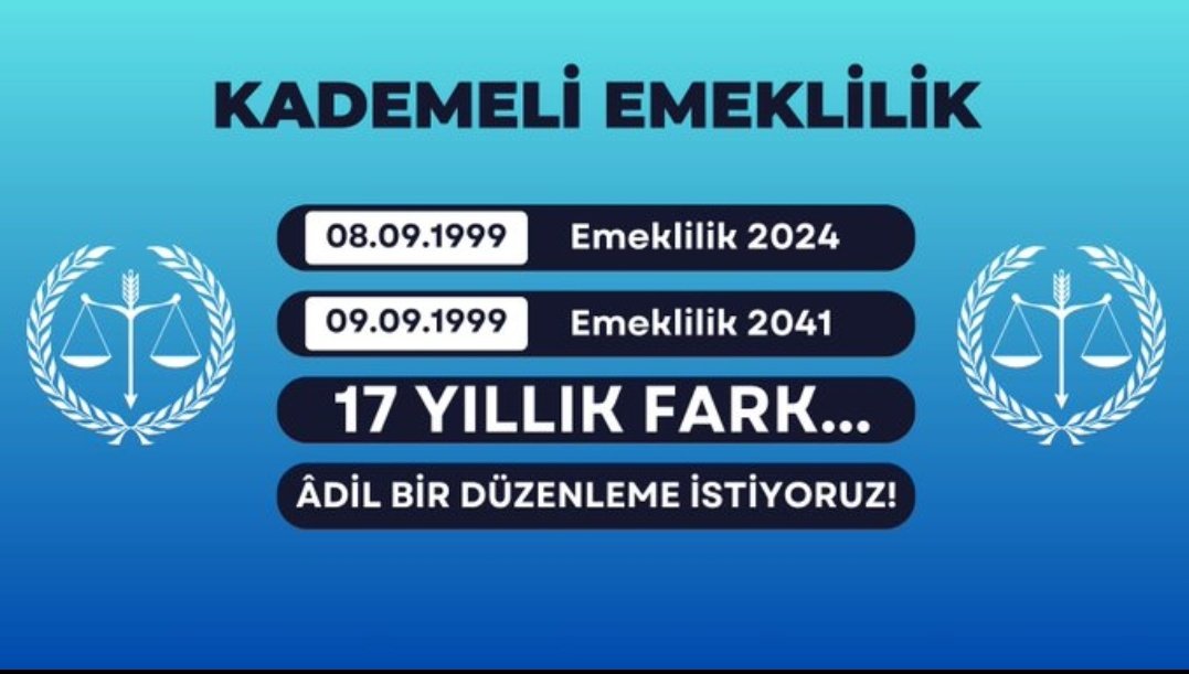 #EmeklilikteKademeBekleyenler Mücadelesini sürdürecek sonuna kadar