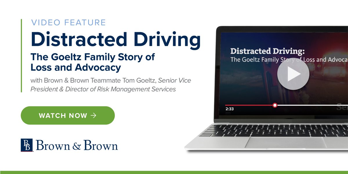 April is #DistractedDrivingAwarenessMonth. Tom Goeltz, director of risk control, is an advocate for awareness and stronger restrictions on distracted driving. Listen to Tom’s personal story of how distracted driving impacted his family: sentry.com/prevent-distra…