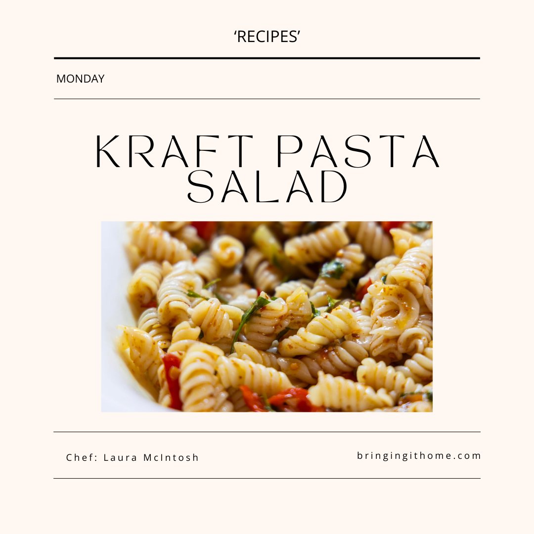lauramcintosh's tweet image. Everyone seems to have their own signature version, and I’m excited to share mine with you! How do you jazz up your pasta salads? Spill your secrets below and let’s make this salad season the tastiest yet! 🤗💬 
#PastaSaladPerfection #SummerEats #RecipeShare #BringingItHome