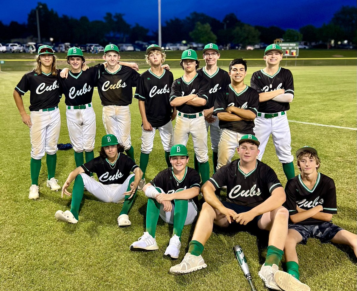 ⚾ 👏 Congratulations to the Brenham Cub Sophomore Baseball Team who finished 2nd in District with a 12-2 record only losing in 2 final season games to Lake Creek who took the District title. Way to go Boys!!