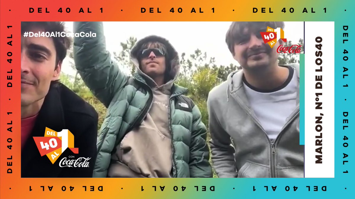 El momento en que @TonyAguilarOfi comunicó a @_marlonoficial_ que son Nº1 de la lista con OLVIDÉ OLVIDARTE (a dúo con @alvarxdeluna) forma parte ya del anecdotario de @Los40. Si aún no sabes por qué, mira el vídeo 🎞️ #Del40al1CocaCola los40.com/2024/04/29/mar…