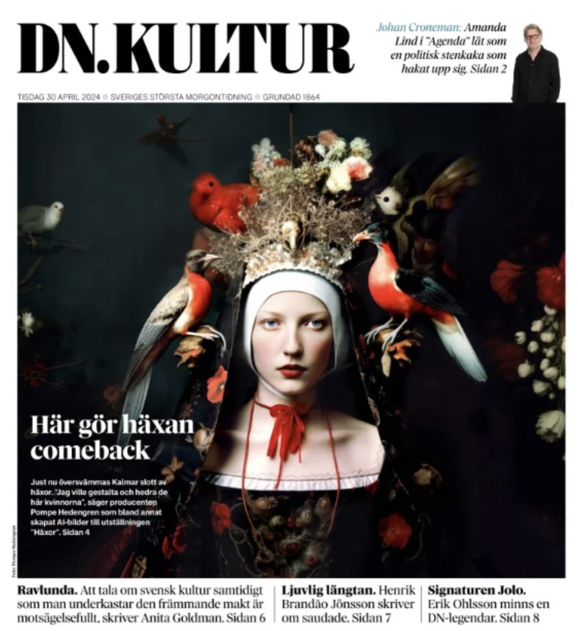 Här gör häxan comeback @DNKultur #TomorrowsPapersToday