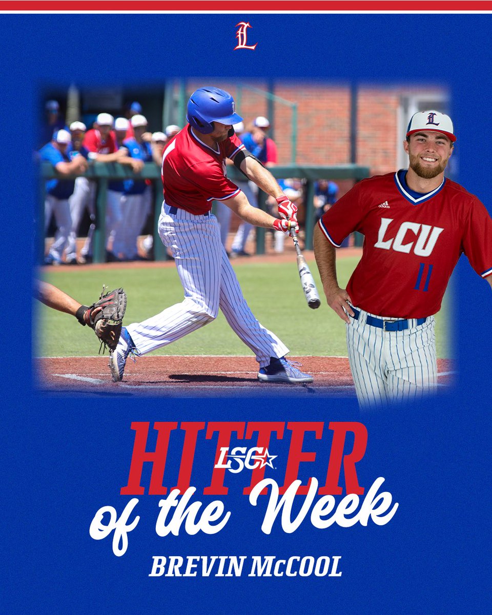 .@Brevin_mccool is the LSC Hitter of the Week!👏