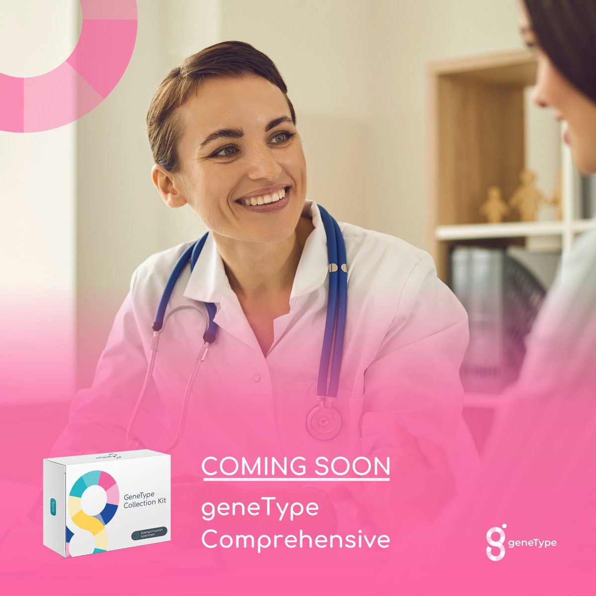 Coming soon: #geneType Comprehensive, incorporating a 13-gene Hereditary Breast and Ovarian Cancer (#HBOC) panel. Learn more- genetype.com/for-clinical-p… #breastcancer #ovariancancer #meded #KnowYourRisk #FOAMed #genomics #precisionmedicine #populationhealth