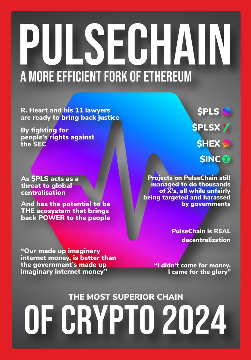 What do you think will happen with #HEX, #PulseChain and #PulseX when they all are deemed “not securities” in court?

What if @RichardHeartWin’s 11 lawyers don’t even have to win in court because the judge chooses to dismiss the entire case instead?

Where do you think memecoins…