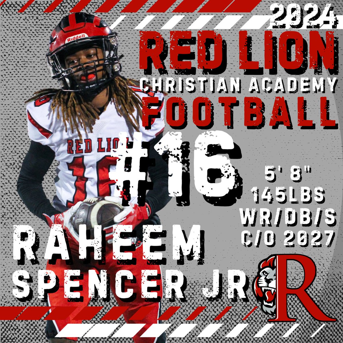 Raheem Spencer Jr., an upcoming sophomore at Red Lion Christian Academy, is an exceptional student athlete who has achieved a 4.7 cumulative GPA as an honors student his first year in RLCA. This is an accomplishment Raheem is most proud of. Rah Jr, class of 2027, has not only…