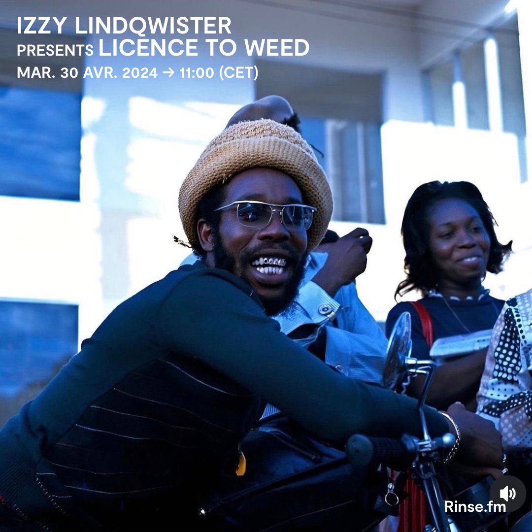 Il est 11h ! Vous écoutez @IzzyLindqwister : : presents Licence To Weed ! 🎶 rinse.fr/podcasts/ #verrouillé 🔒