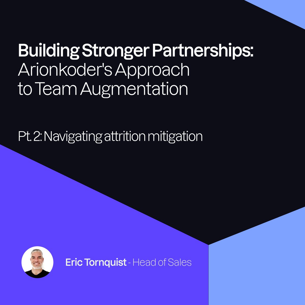 #TeamAugmentation helps companies reach their #businessgoals by expanding their teams. This can be challenged by #attrition, but at Arionkoder that's a thing of the past. 

Discover how we've zapped attrition as told by @Tornquist at bit.ly/teamaug2

#staffaugmentation