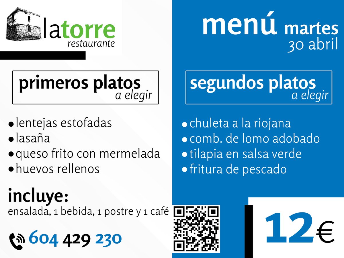 En #RestauranteLaTorre, convertimos cada comida en un espectáculo para tu paladar. ¡Prepárate para aplaudir de gusto! 👏🍽️
📌 Calle Río Ebro 1C, 03348 #GranjadeRocamora (#Alicante)
📞 604 429 230
#RestauranteLaTorreGranja #ReservaAhora #latorregranja #cocinacasera #josberfuel