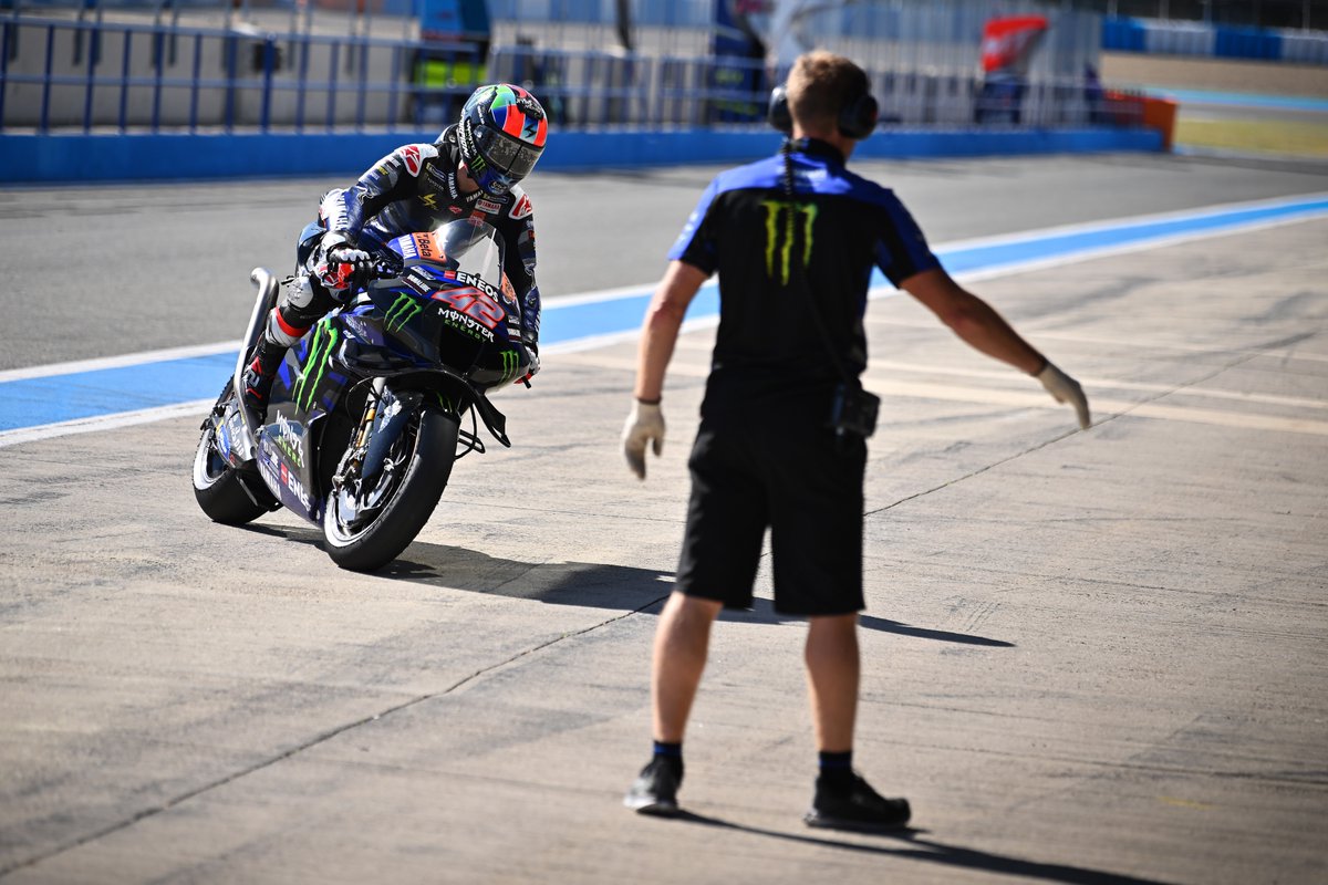 Productive Day of Testing for Monster Energy Yamaha MotoGP in Jerez 📰 yamahamotogp.com/news/29-04-202… #MonsterYamaha | #MotoGP | #JerezTest