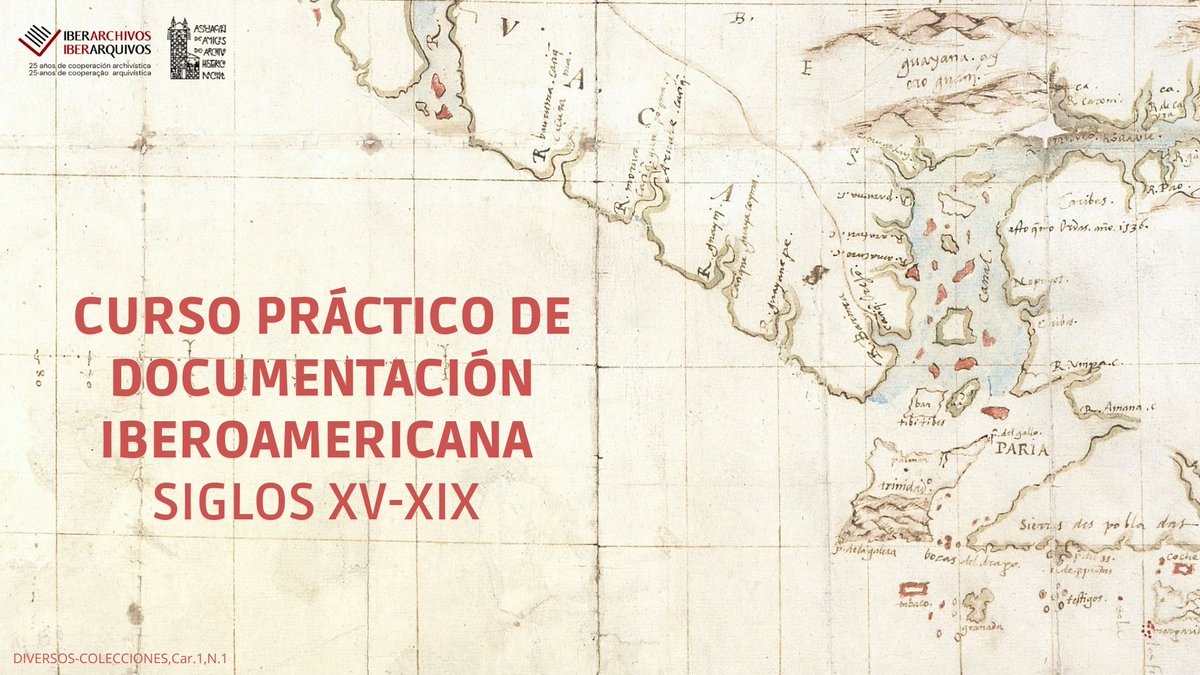 📢 Curso práctico de Documentación Iberoamericana, ss. XV-XIX, organizado por la Asociación de Amigos del Archivo Histórico Nacional con el apoyo del Programa Iberarchivos y la colaboración del Archivo Histórico Nacional 📆27 mayo - 24 junio 2024 ⏰16:30-18:30 (Madrid-CEST)