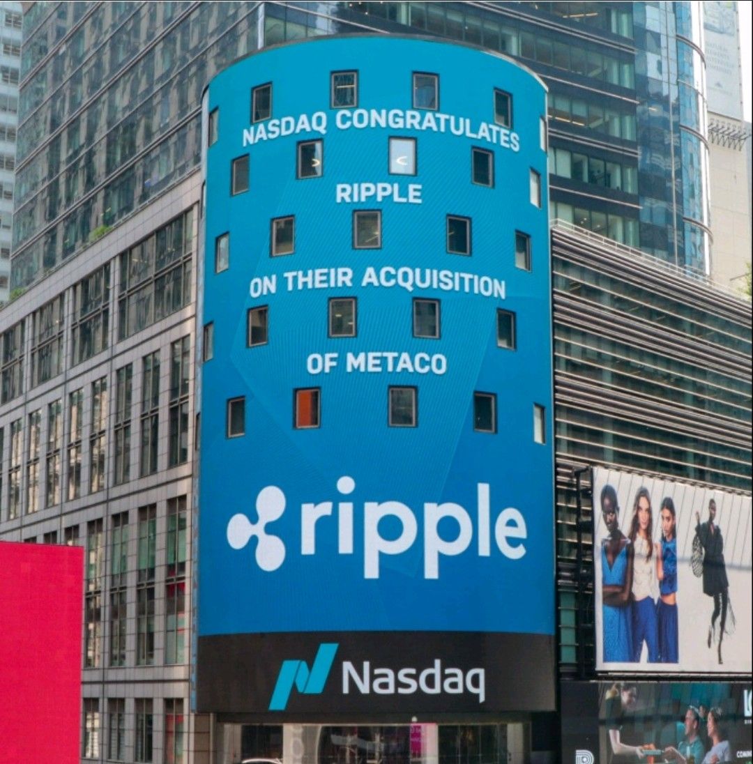 BOOOOOOOOOOOOOOOOOOM!!!

Legendary Nasdaq 'AD'. Nasdaq knows that <a href="/Ripple/">Ripple</a> will be a household name and #XRP the standard!
