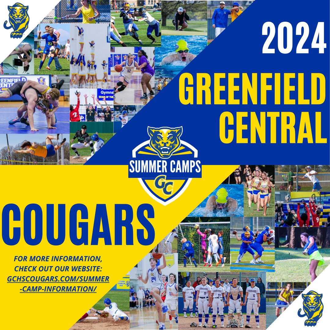 Check out GC's 2024 Youth Summer Camps! gchscougars.com/summer-camp-in…