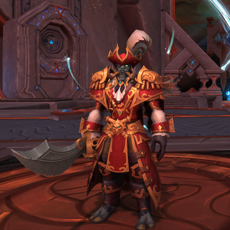 idk how i slept on this but my zandalari paladin looks amazing as a plunderlord