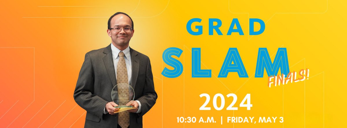 Tune into #GradSlam finals this Fri., May 3, to cheer on UC Merced Grad Slam winner Ambarish Varadan. His three-minute talk, “Gut Viruses: Friends or Foes?” focuses on researching human intestinal epithelial responses to bacteriophages. Learn more here 🔗ucm.edu/s5gRQa