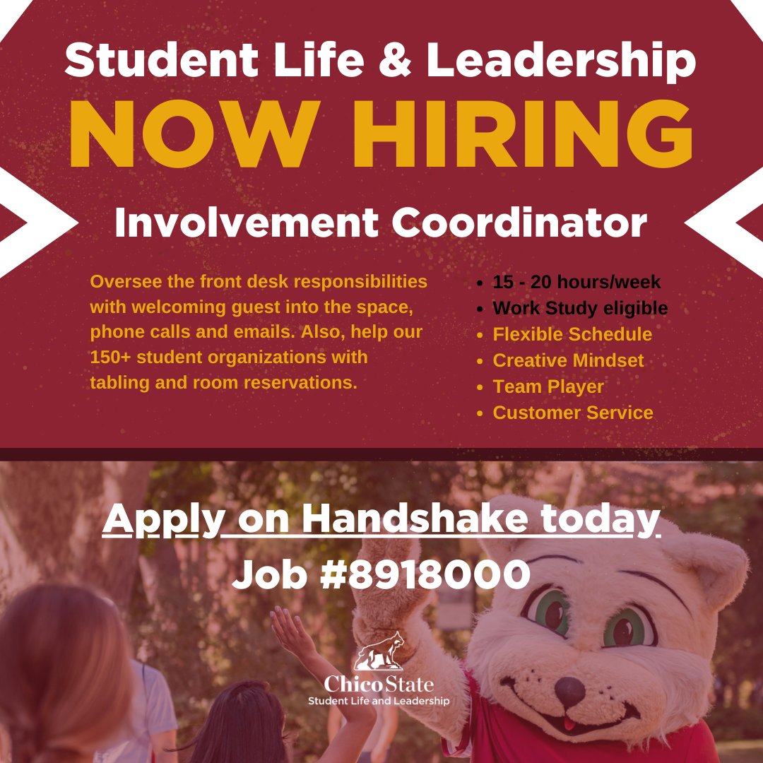 Chico Student Life & Leadership tweet media