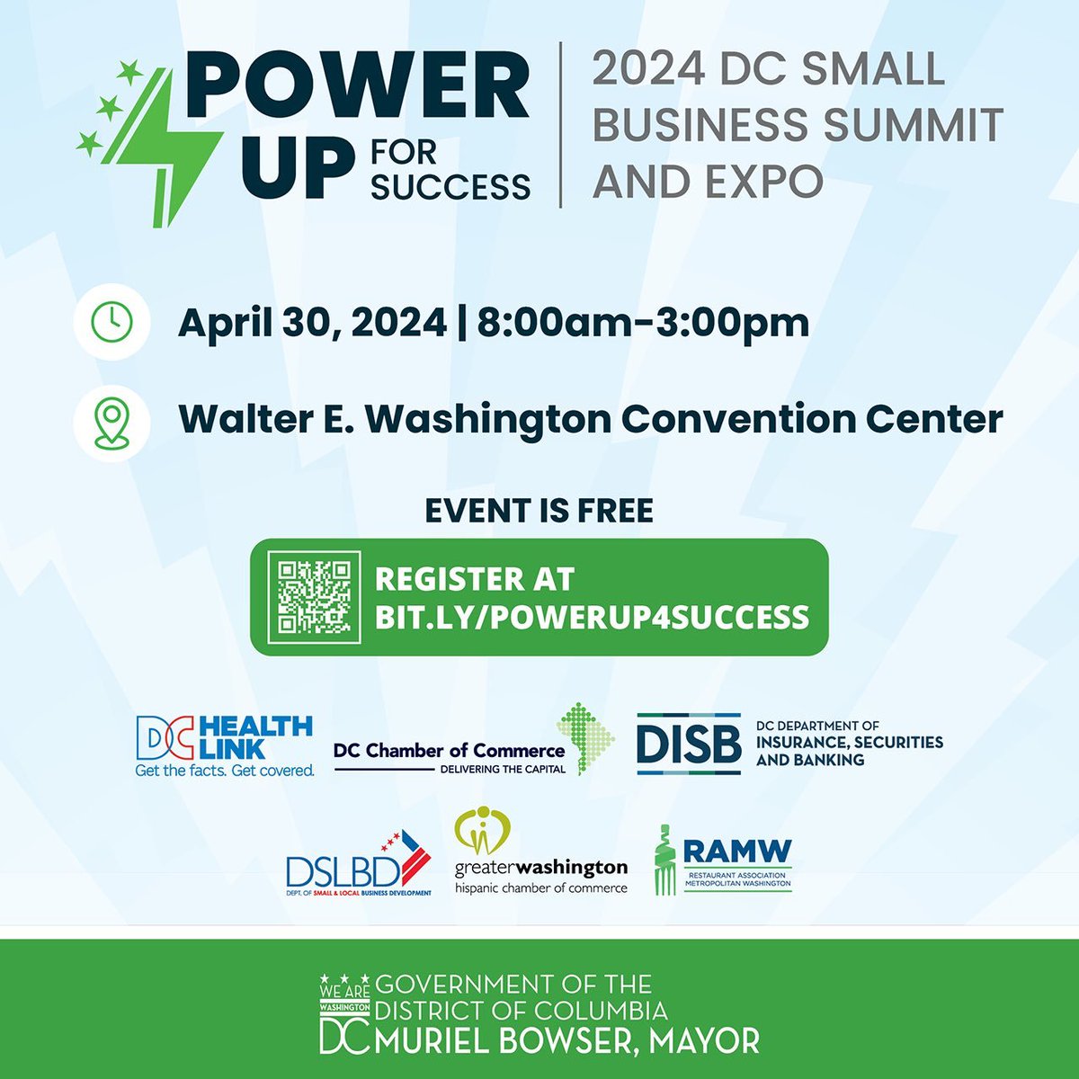 We want to make sure that our city continues to be a great place for local and small businesses, and that means making sure entrepreneurs know about the resources DC has to offer. Connect with programs and other business owners at the 2024 DC Small Business Summit and Expo⬇️