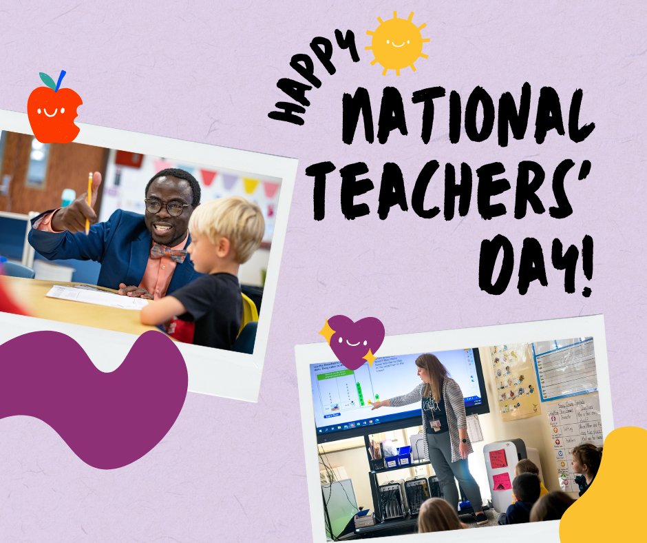 🍎📚 Happy #NationalTeachersDay to all the incredible educators out there!

Thank you for your dedication, passion, and hard work in shaping the minds of tomorrow. Your impact goes beyond the classroom and inspires us all.👏

#WyoEdChat #ThankATeacher #RuralEducation 🍎📚