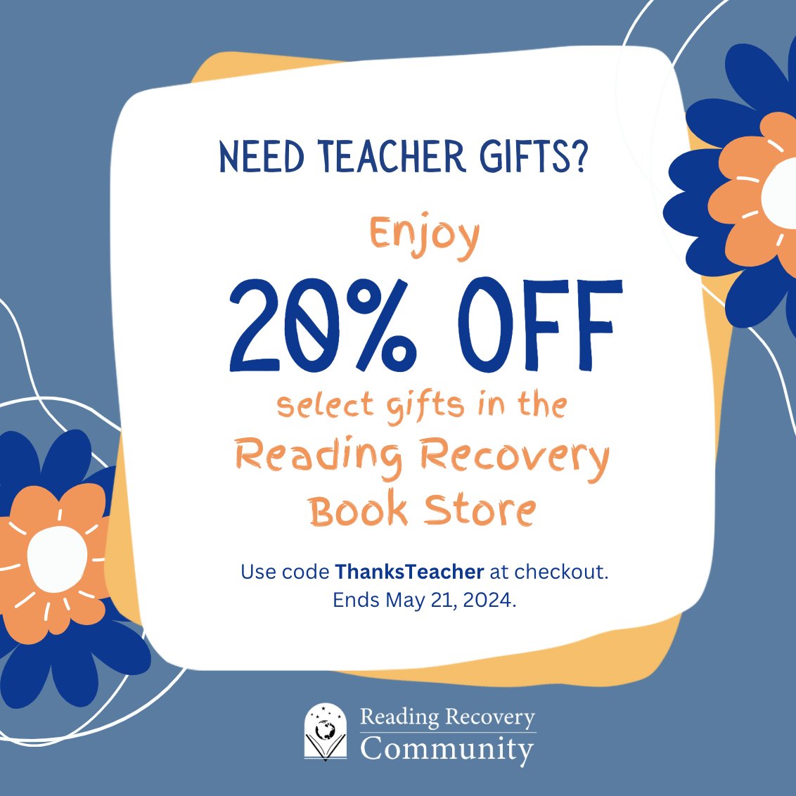 Share the ❤️ with your teacher heroes & save 20% on select gifts in the Teacher Appreciation Sale! Use coupon code THANKSTEACHER now through 5/21/24. ow.ly/AS5a50Rr9qO