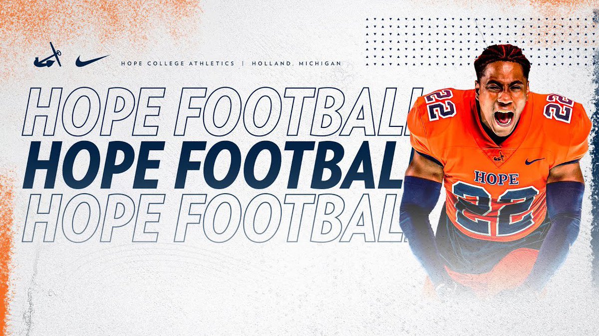 I am very blessed to announce that I have received an offer from Hope College! Thank you @PStuursm and @CoachHawken!! @BCCoachCisco @BC_CoachFerg @ATDTrainRecruit @WestSideQBs @TheD_Zone @PrepRedzoneMI @MichFBFrenzy @MIexposure @GLSFball @WMDrivefootball