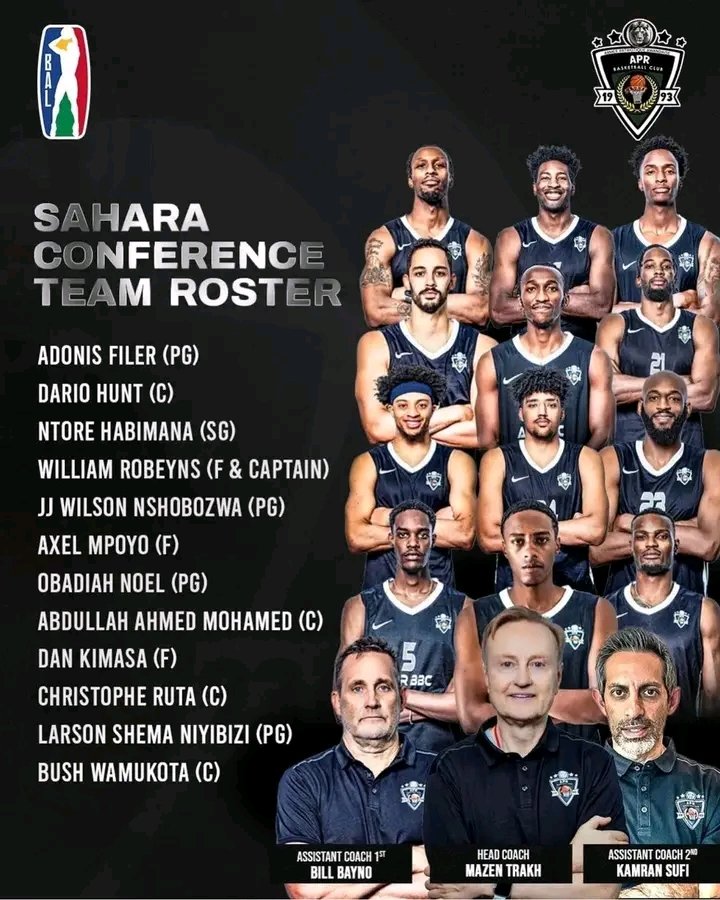 APR BBC roster for Sahara Conference! #TheBAL