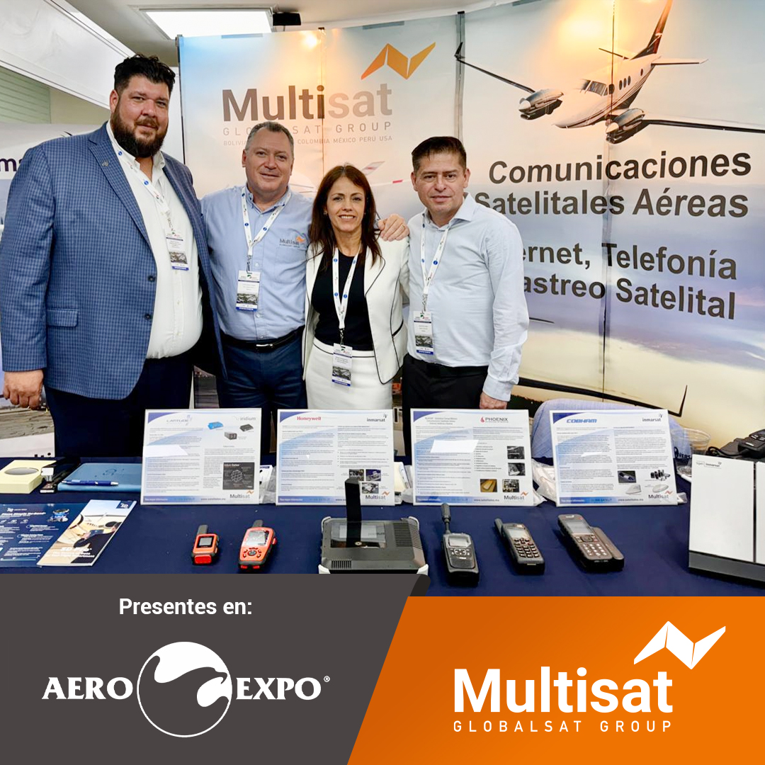 MultiSAT Globalsat Group estuvo presente en la AeroExpo México 2024! Esta exhibición se realizó en el aeropuerto internacional de Toluca en México del 23 al 25 de abril donde este importante integrante de Globalsat Group compartió las últimas soluciones para la Industria Aérea.…