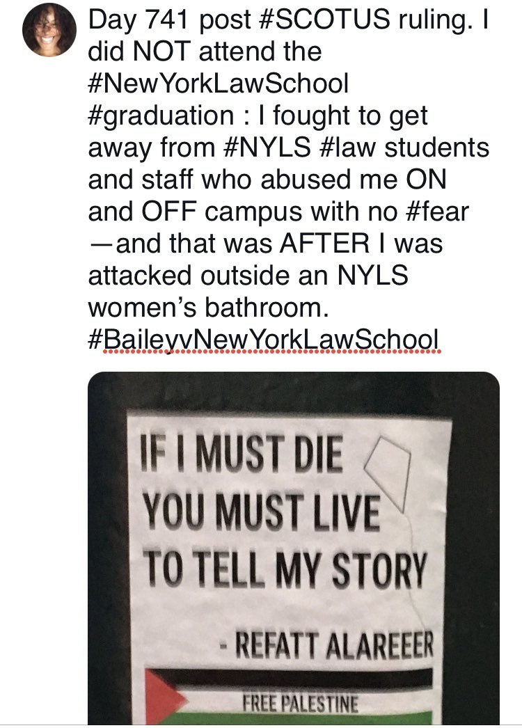 Day 741 post #SCOTUS ruling. #ColinJost I was raised by a #decent #BlackAmerican family in the #USA : The natural meaning of that word can’t be applied to a person or government that treats adversely #Blacks #Arabs and #Muslims : I can’t vote for #Biden #BaileyvNewYorkLawSchool