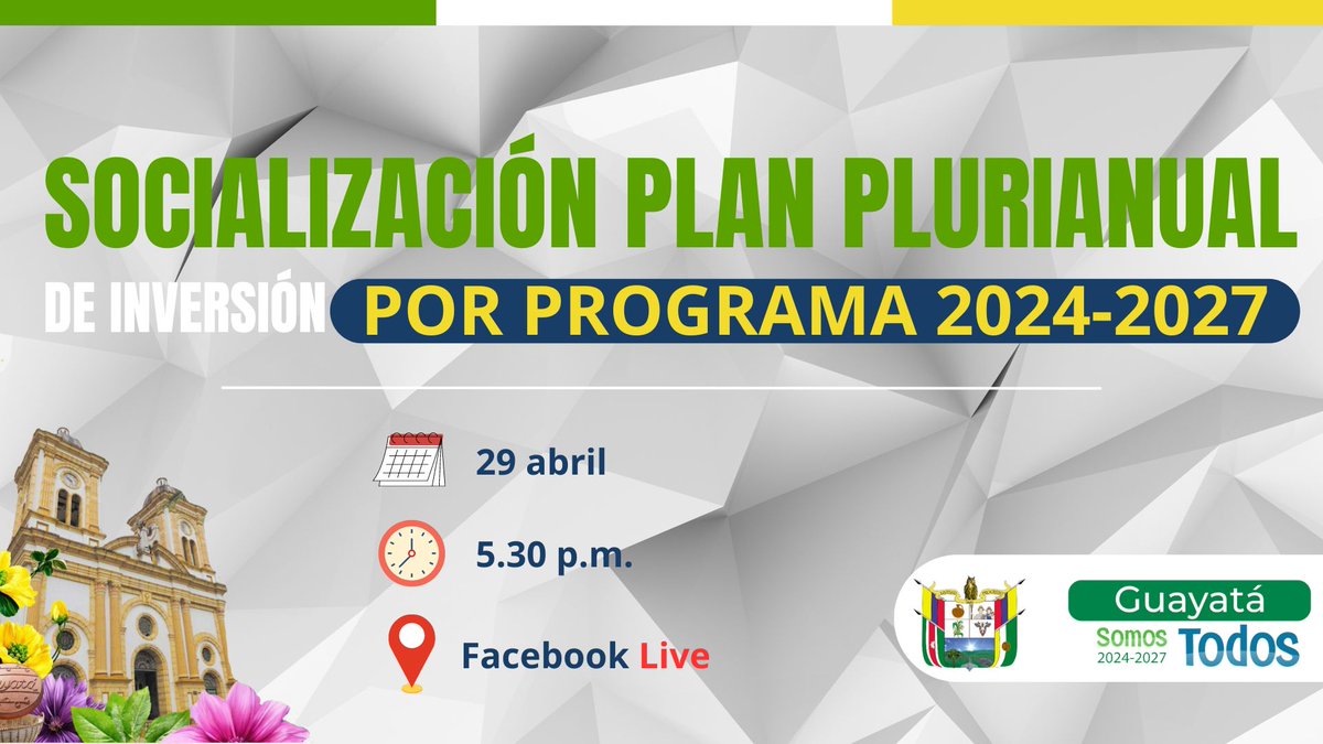 Te invitamos a conectarte a la presentación del Plan Plurianual de Inversión por Programa 2024-2027.